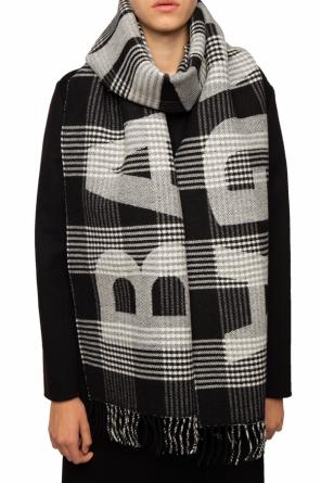 Patterned scarf with a plaid motif, zdjęcie 2 Patterned scarf with a plaid motif od Balenciaga